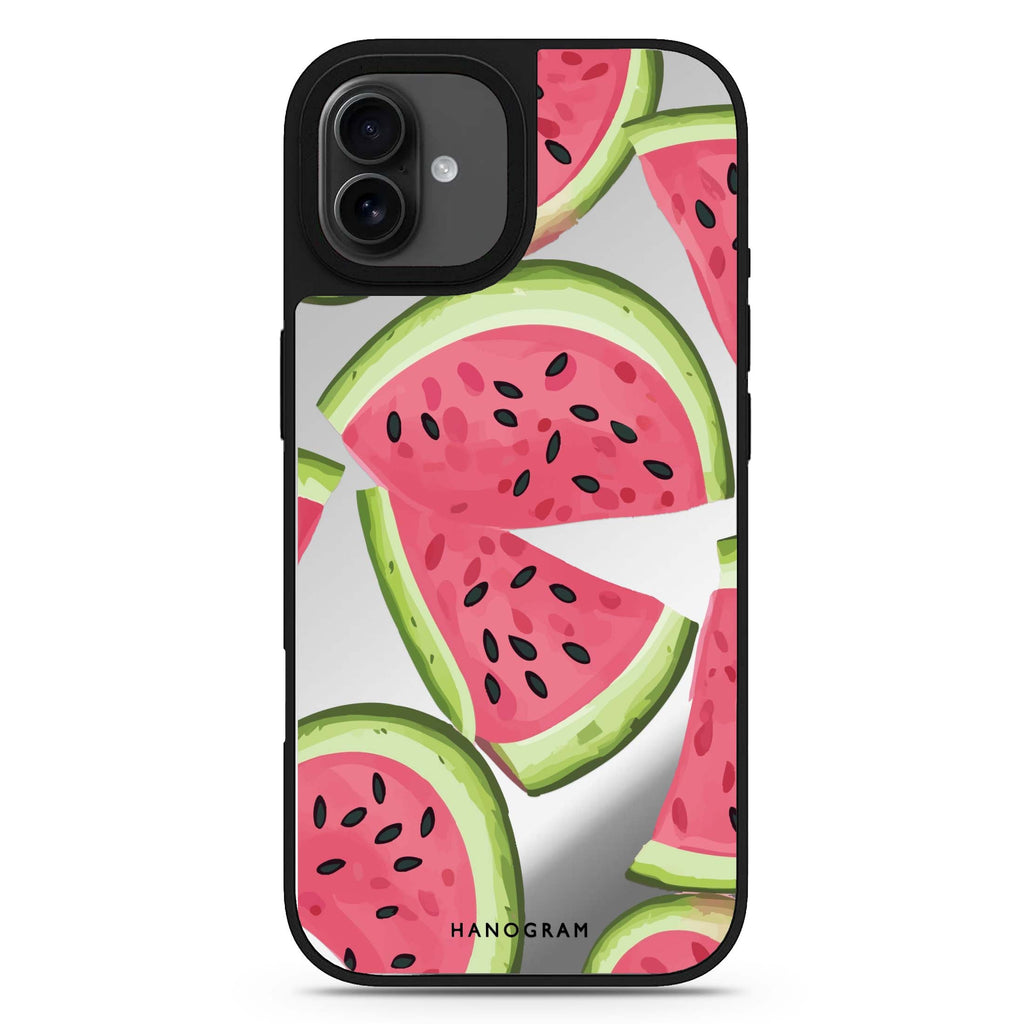 Melon Mood iPhone 17 鏡面手機殼 主圖設計