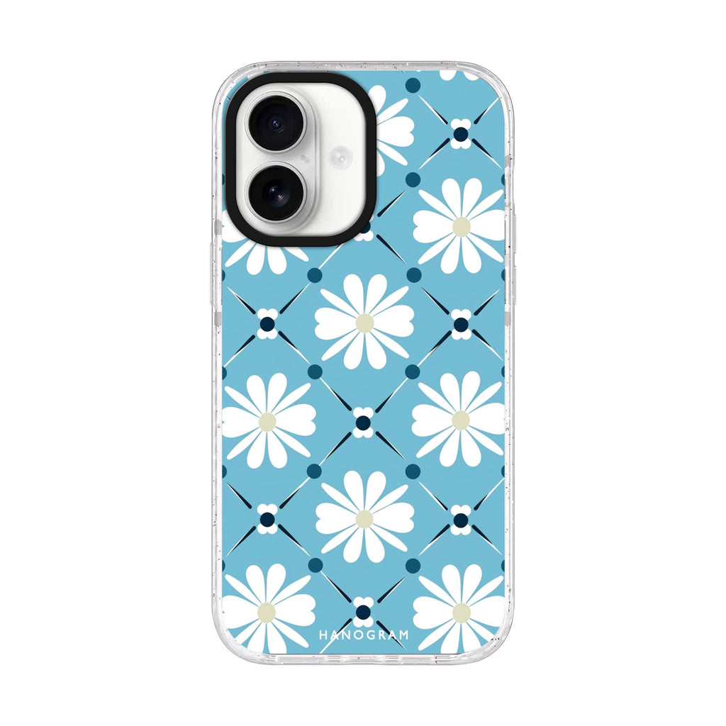 Blossom Continuum iPhone 17 水晶透明保護殼正面展示