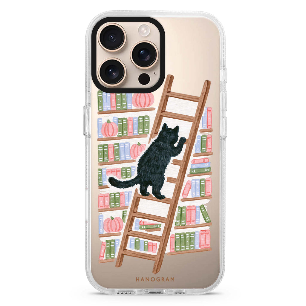 The Library Ladder Cat Magsafe 兼容水晶透明保護殼
