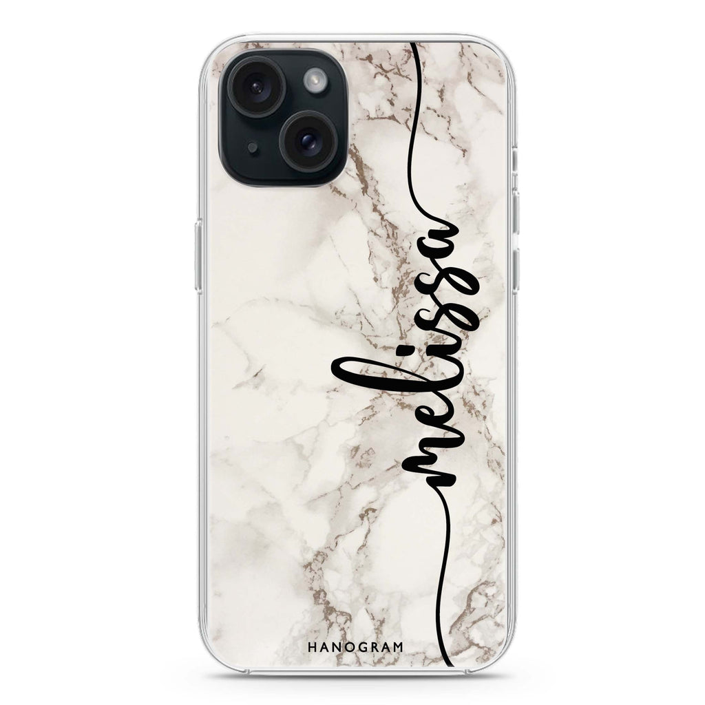Marble Edition V iPhone 15 Magsafe 兼容水晶透明保護殼