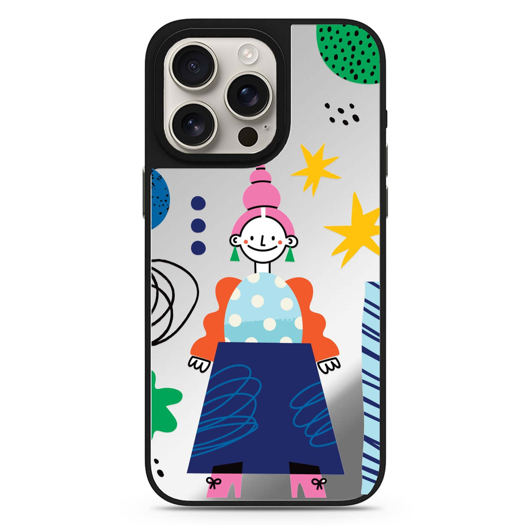 Abstract People 鏡面手機殼