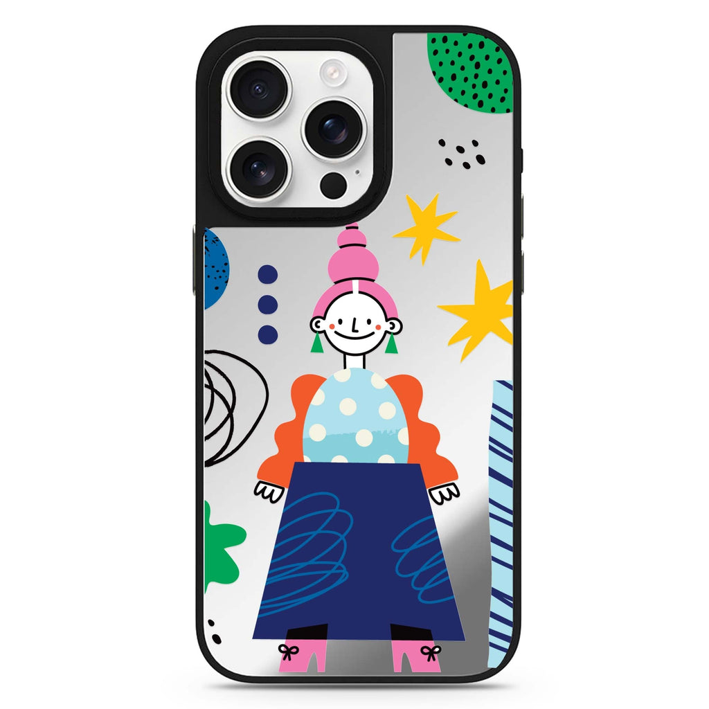 Abstract People 鏡面手機殼