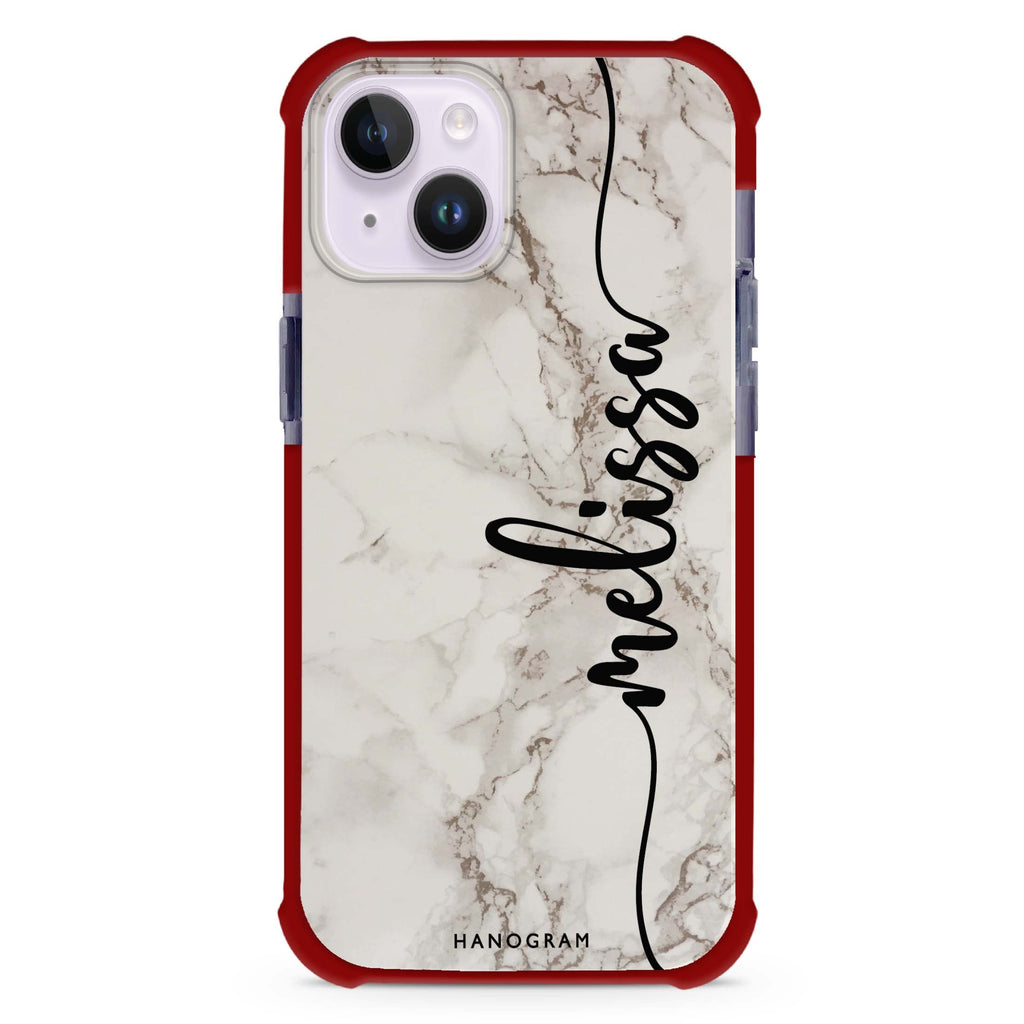 Marble Edition V iPhone 15 Plus Magsafe 兼容超強防摔保護殼