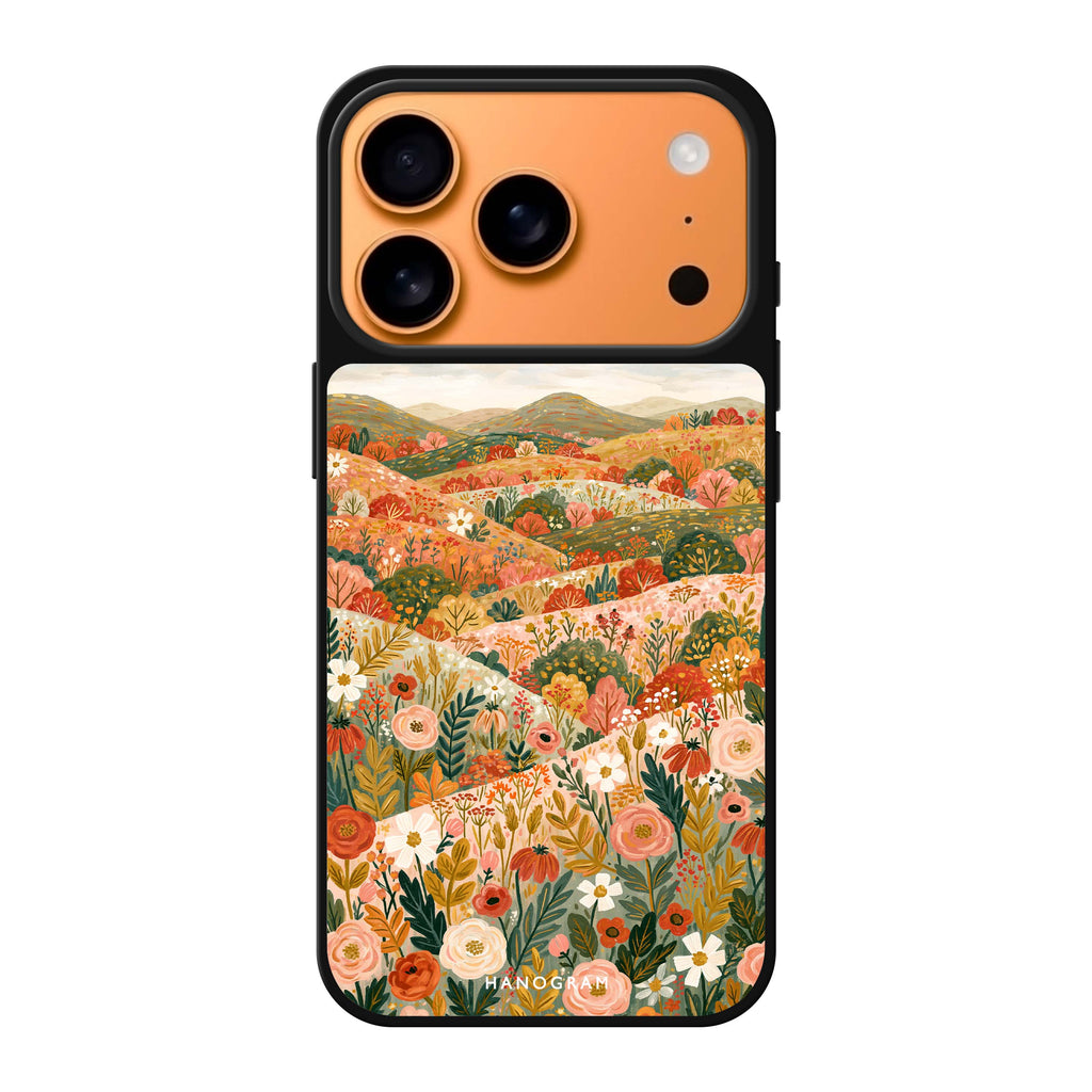Hills Sewn with Flowers 鏡面手機殼