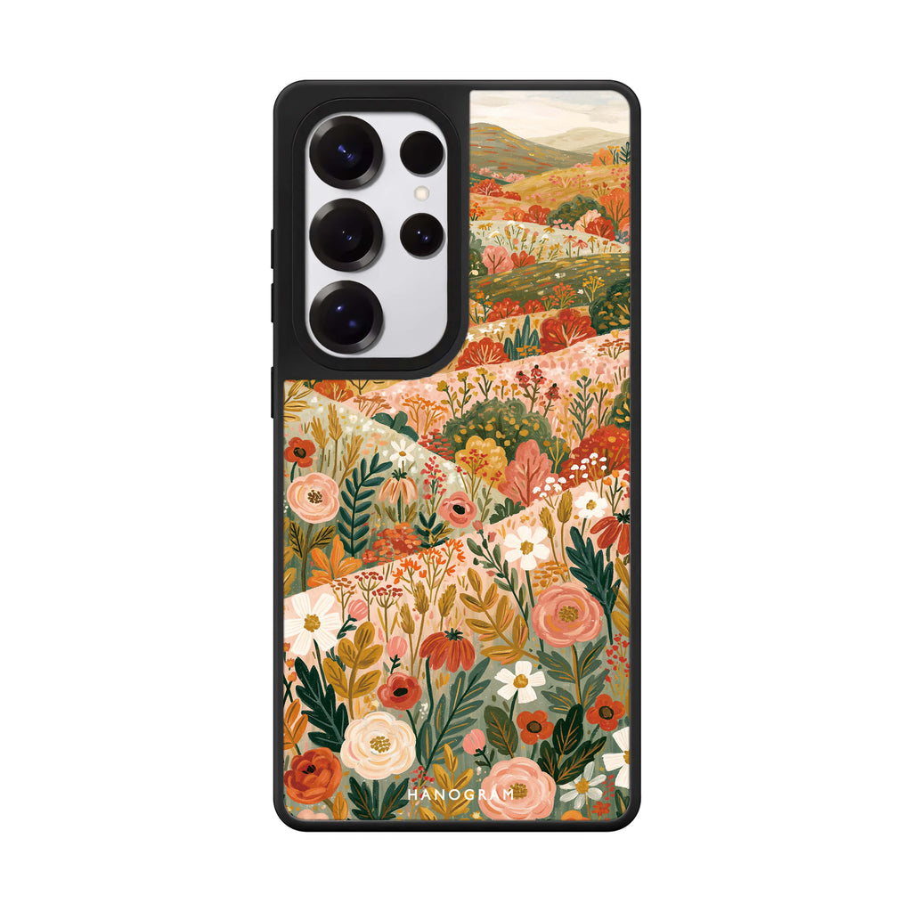 Hills Sewn with Flowers Samsung Galaxy 鏡面手機殼