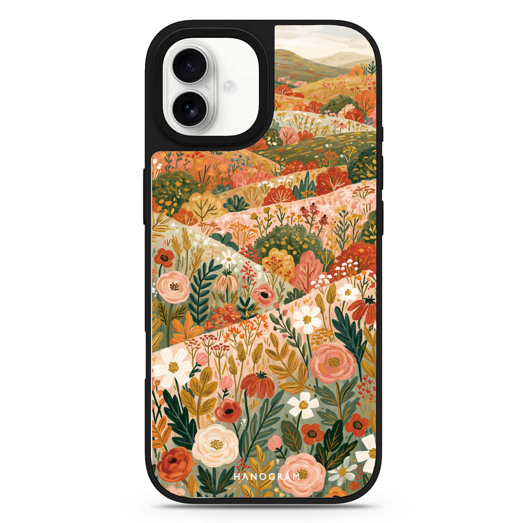 Hills Sewn with Flowers 鏡面手機殼