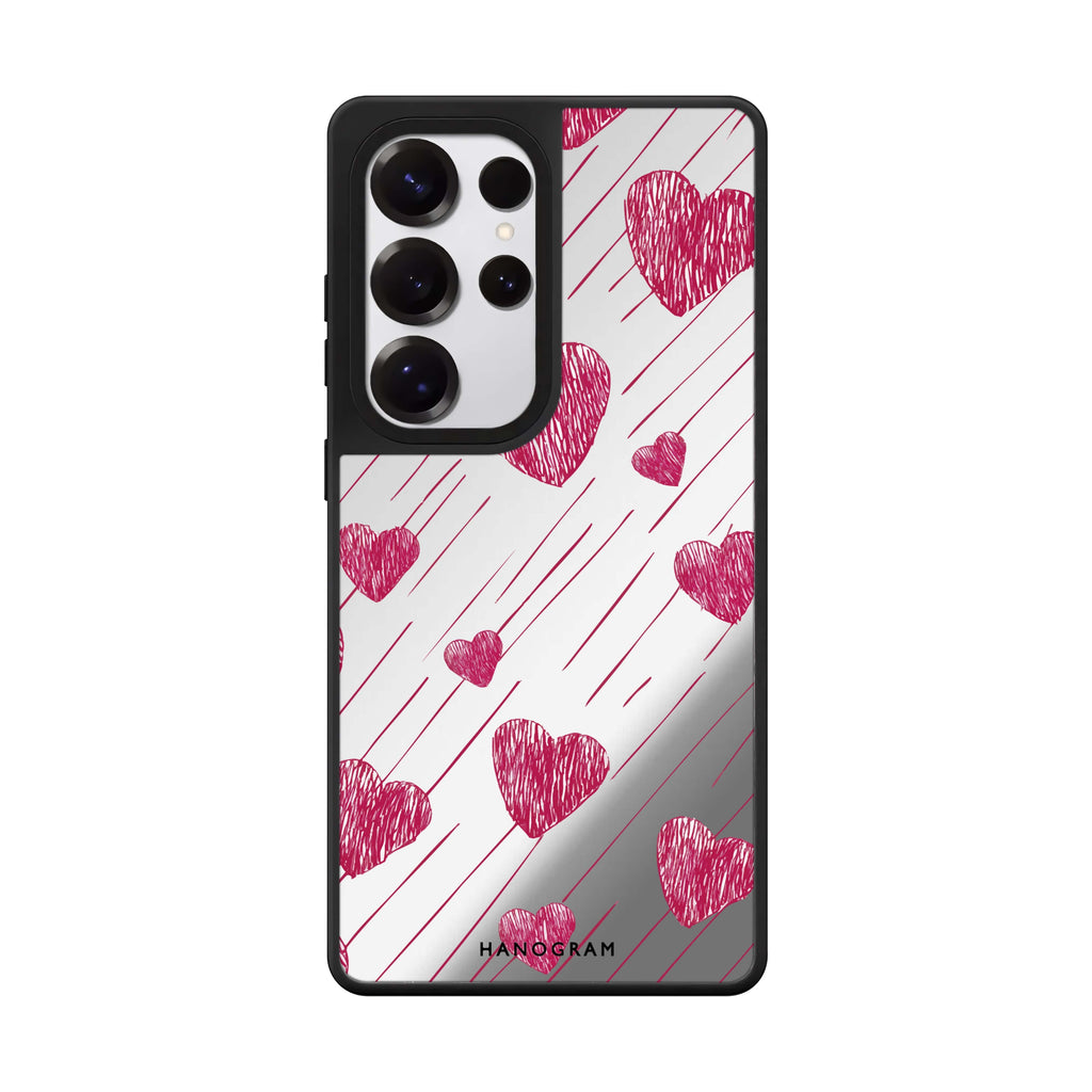 Stripe My Heart 鏡面手機殼