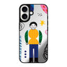 Reflective iPhone 16 Mirror Case –Abstract People Design