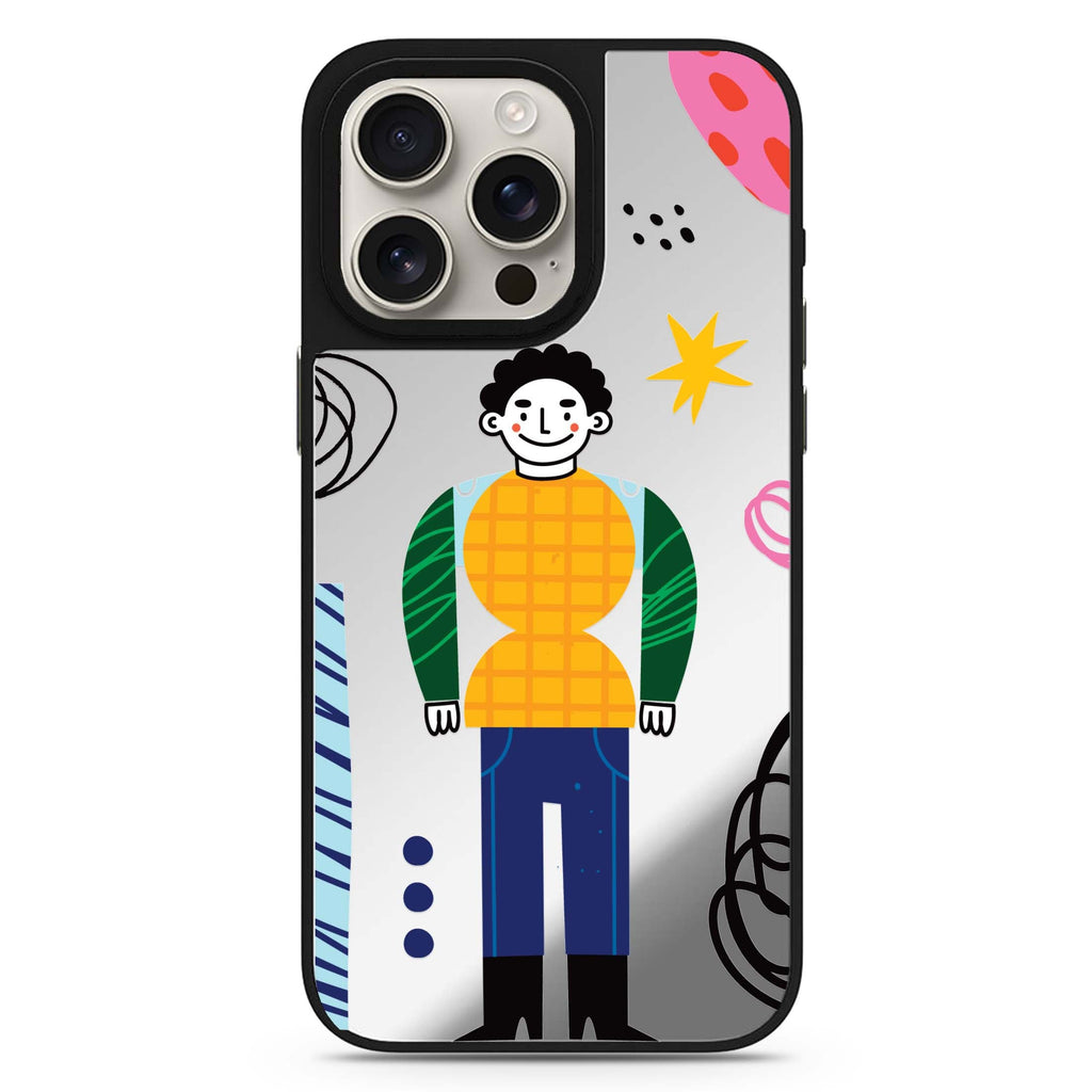 Abstract People 鏡面手機殼