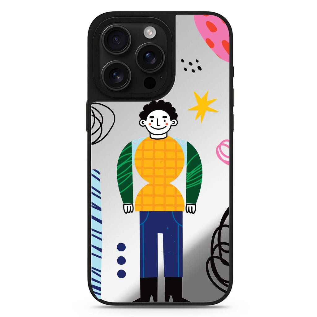 Abstract People 鏡面手機殼