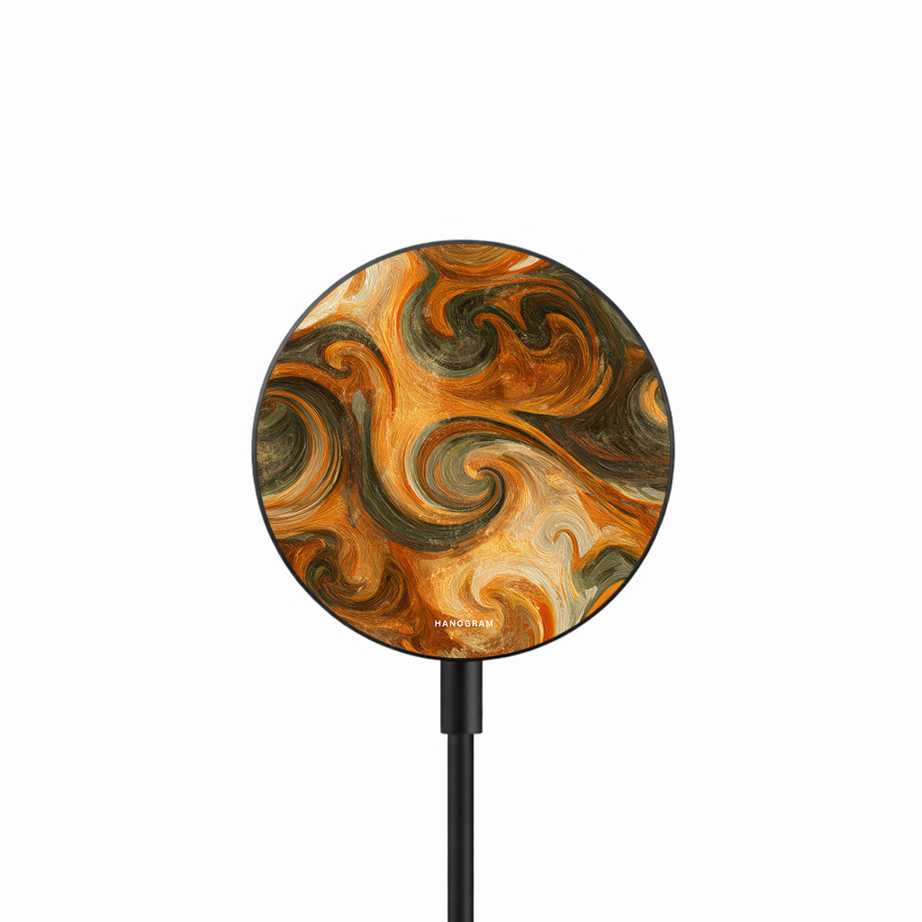 Autumn Ember Marble 25W 磁吸無線充電器