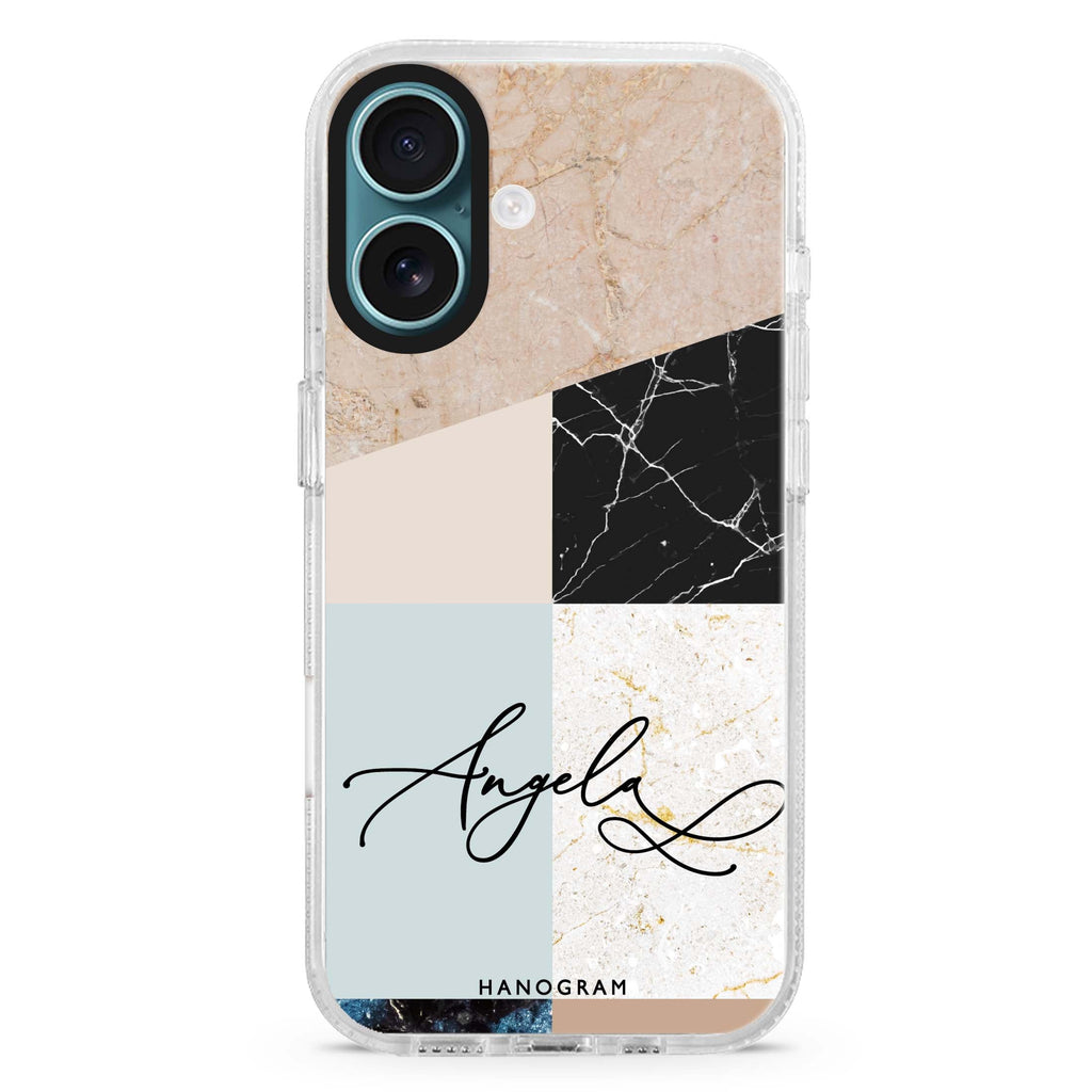 Marble Abstract V Magsafe 兼容水晶透明保護殼