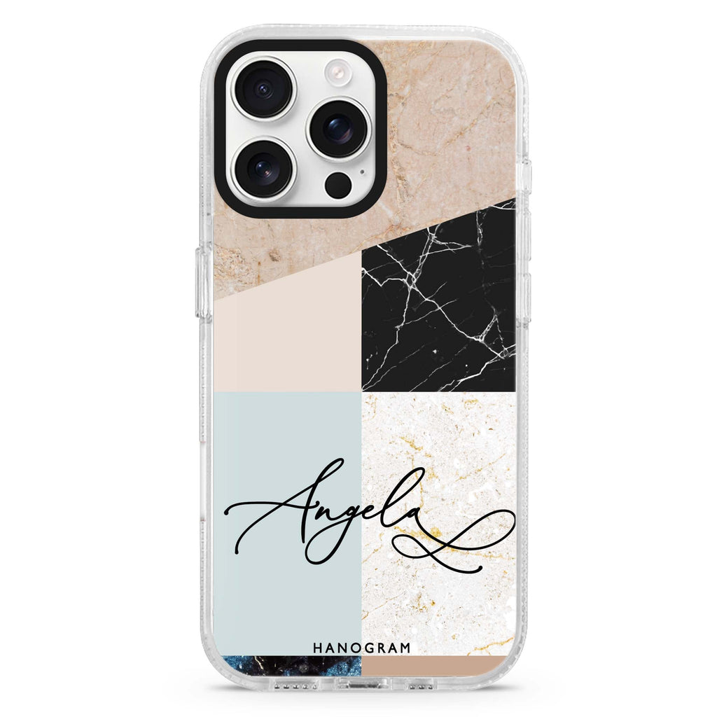 Marble Abstract V Magsafe 兼容水晶透明保護殼