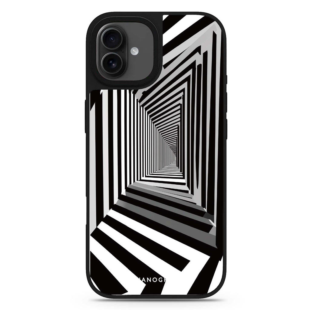Warped Vision iPhone 17 鏡面手機殼 主圖設計