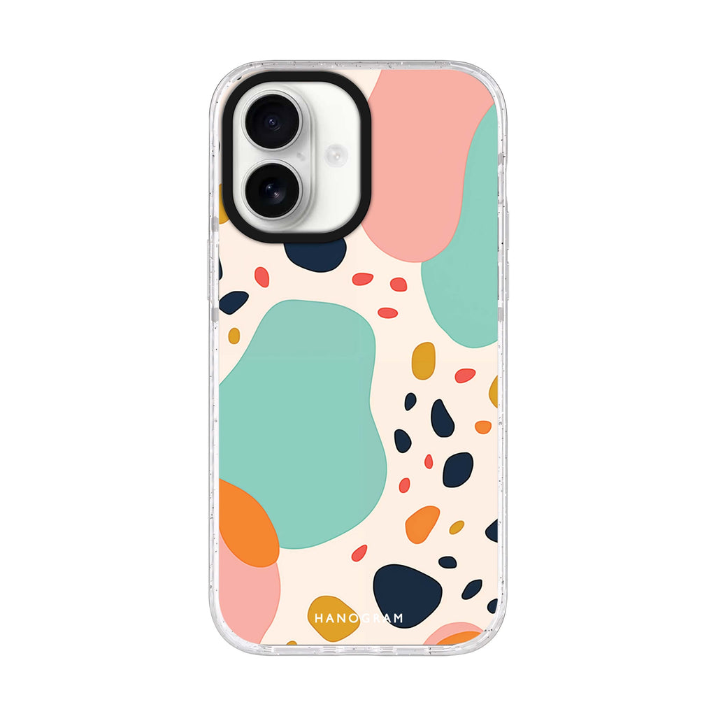 Artisan Fragments iPhone 17 水晶透明保護殼正面展示