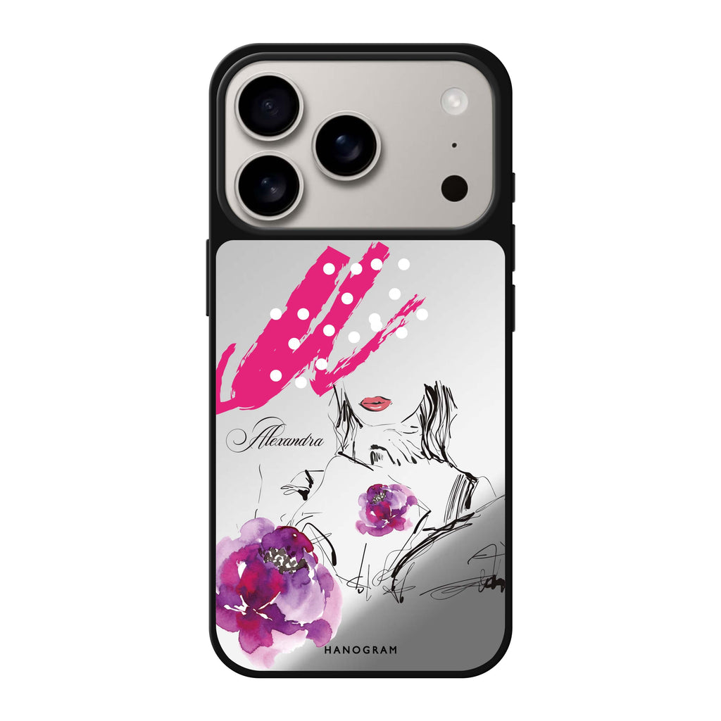Floral Makeup 花卉 iPhone 17 Pro Max 鏡面手機殼主圖