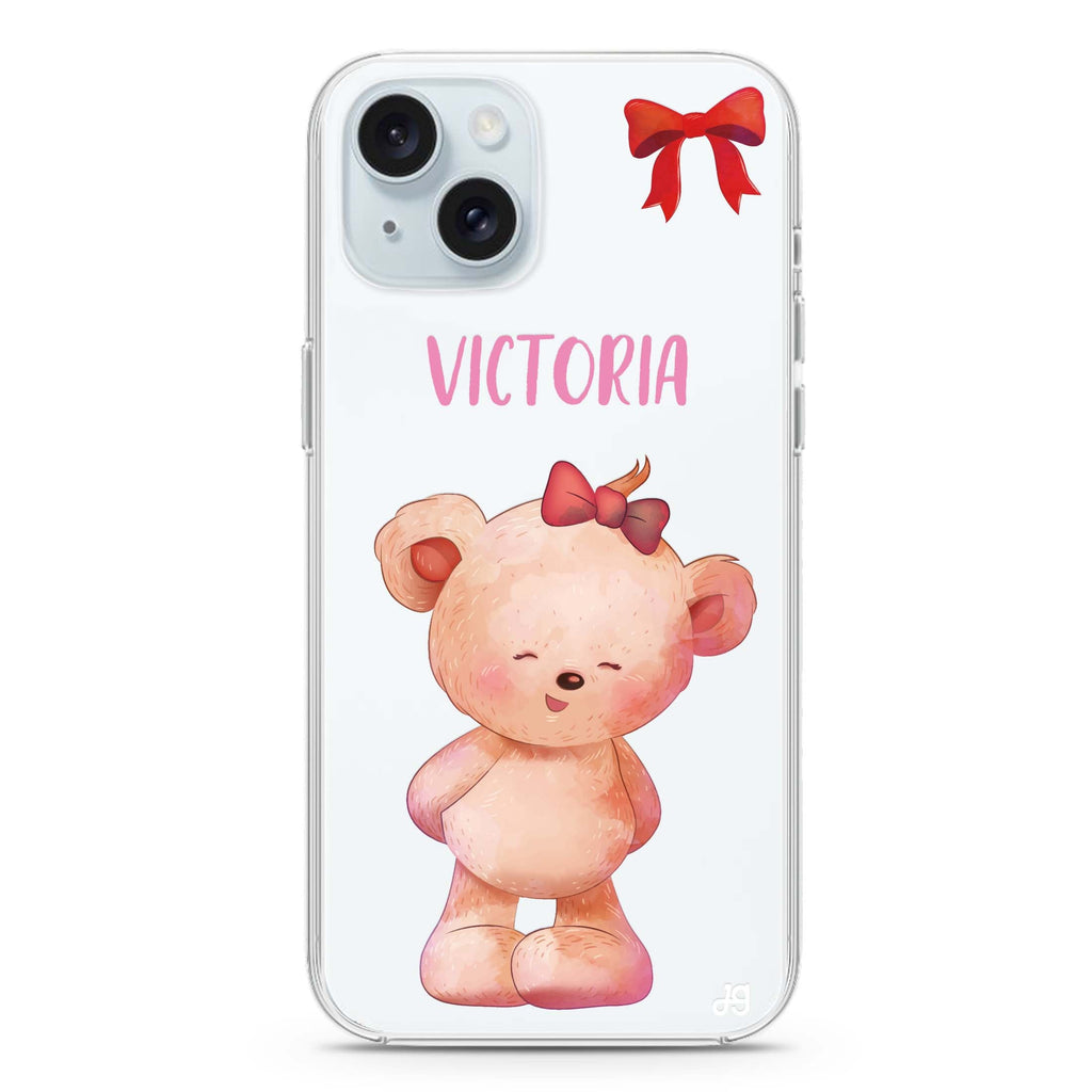 Bear Lovely iPhone 15 水晶透明保護殼