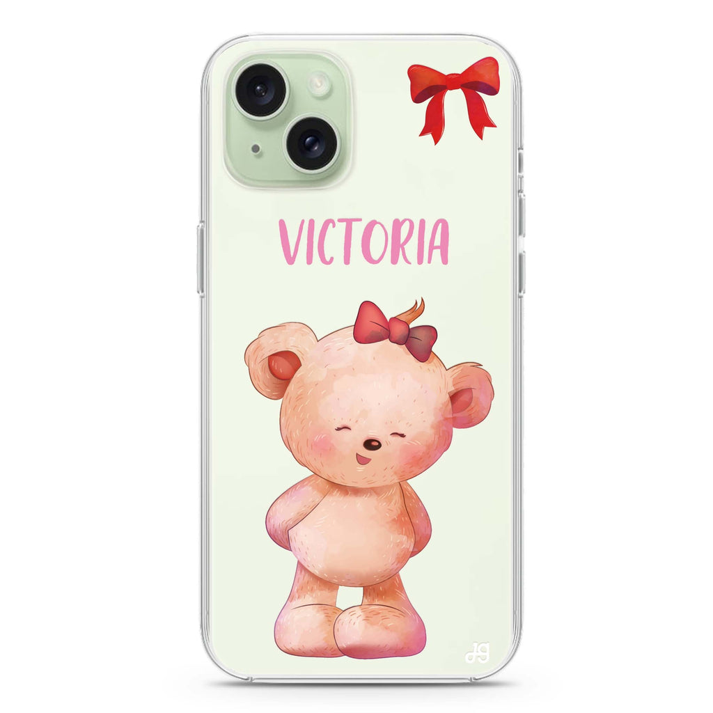 Bear Lovely iPhone 15 plus 水晶透明保護殼