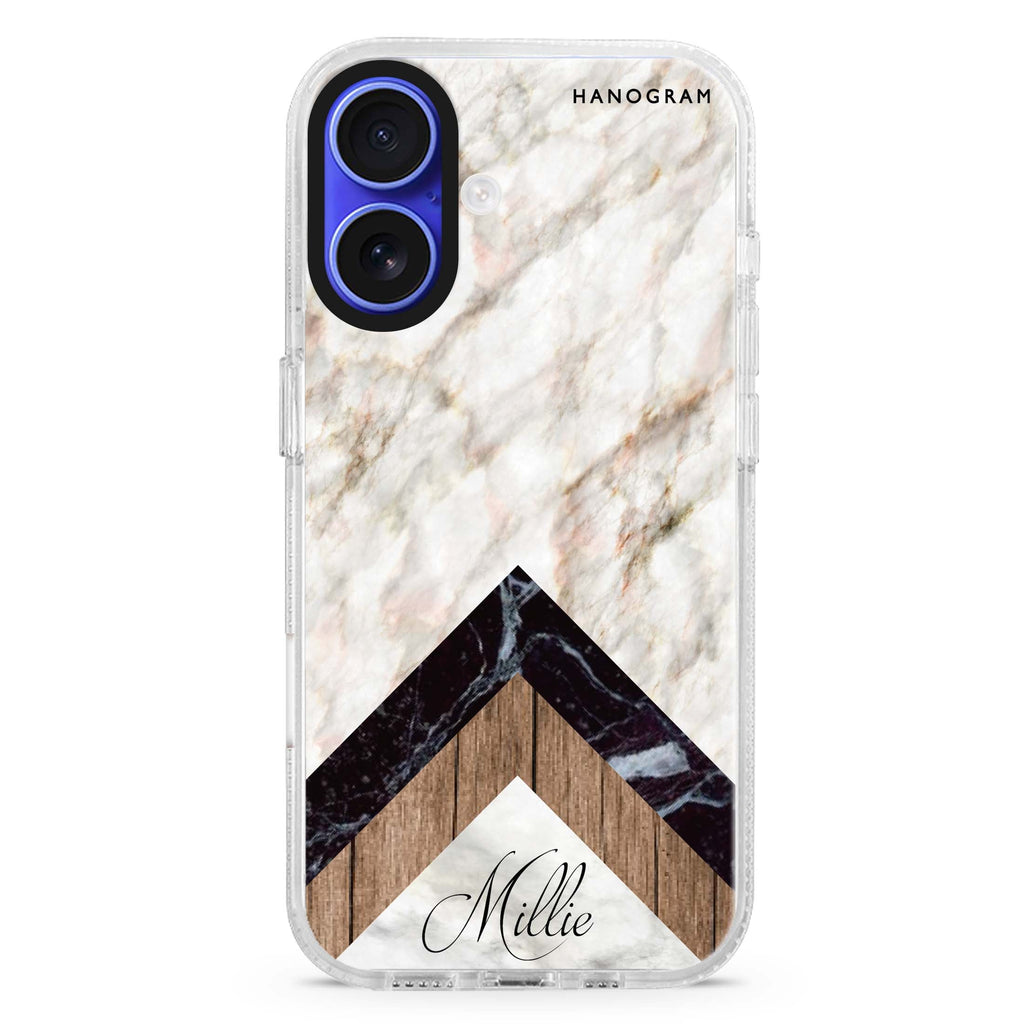 Marble & Wood 水晶透明保護殼