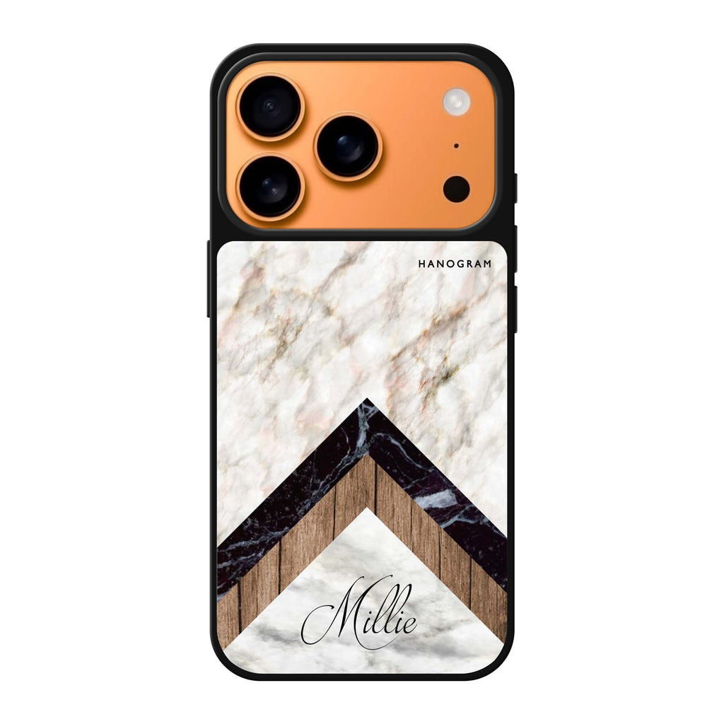 Marble & Wood 大理石 iPhone 17 Pro Max 鏡面手機殼主圖