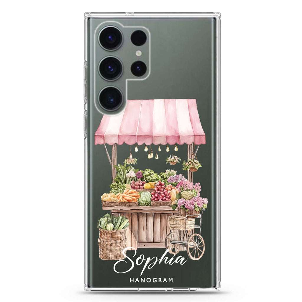 Blush Market Samsung Galaxy Ultra 可加名字透明保護殼，適用 S26/S25/S24/S23 Ultra，圖1