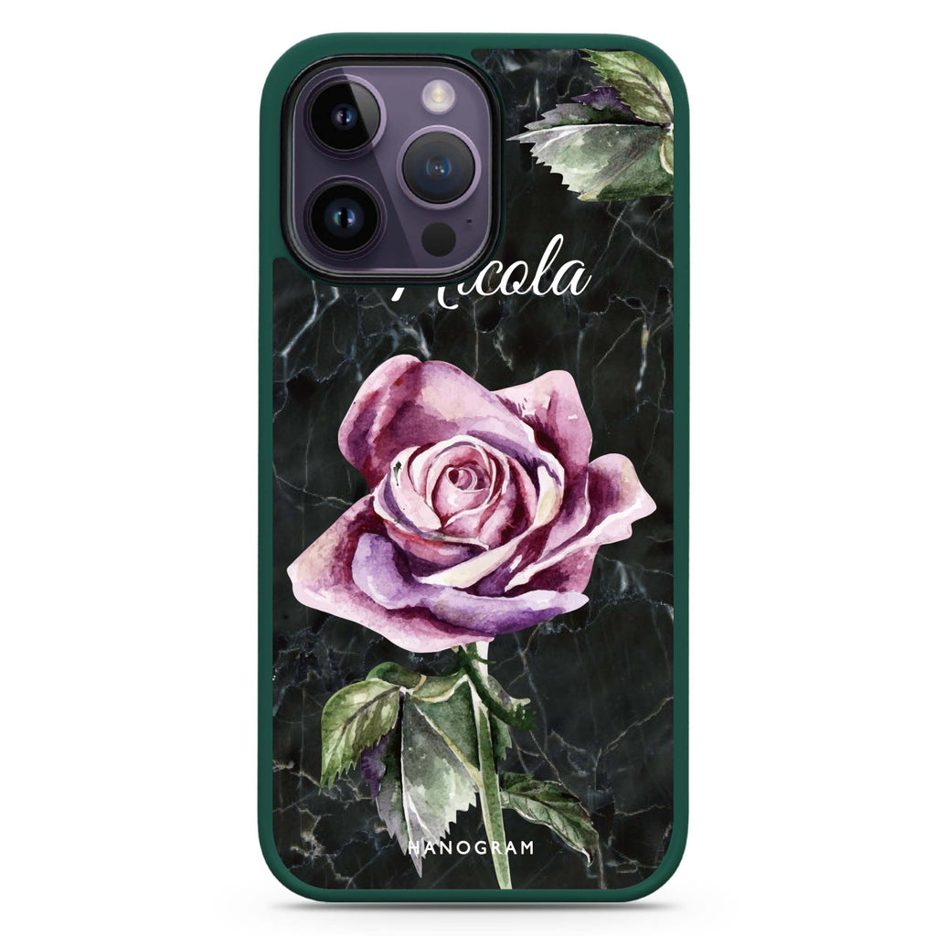 Black Marble Rose 防衝擊保護殼