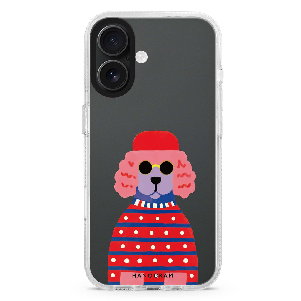Groovy Poodle 水晶透明保護殼