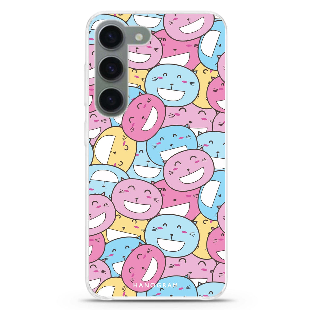 Furry Features Samsung Galaxy 水晶透明保護殼