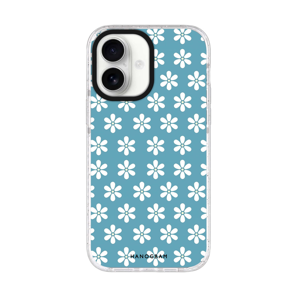 Endless Bloom iPhone 17 水晶透明保護殼正面展示