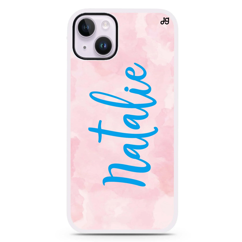 Pink Aqua iPhone 15 Plus 防衝擊保護殼