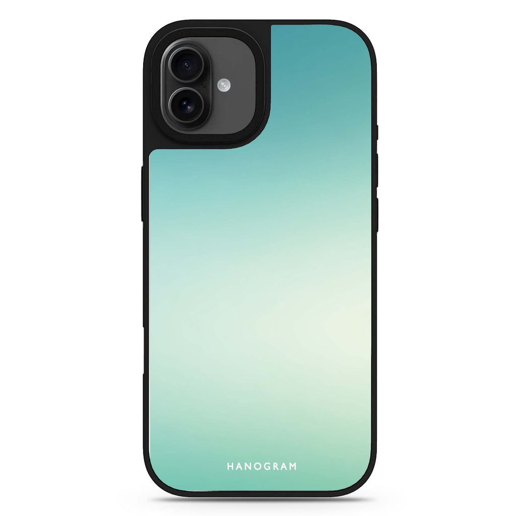 Aqua Haze iPhone 17 鏡面手機殼 主圖設計