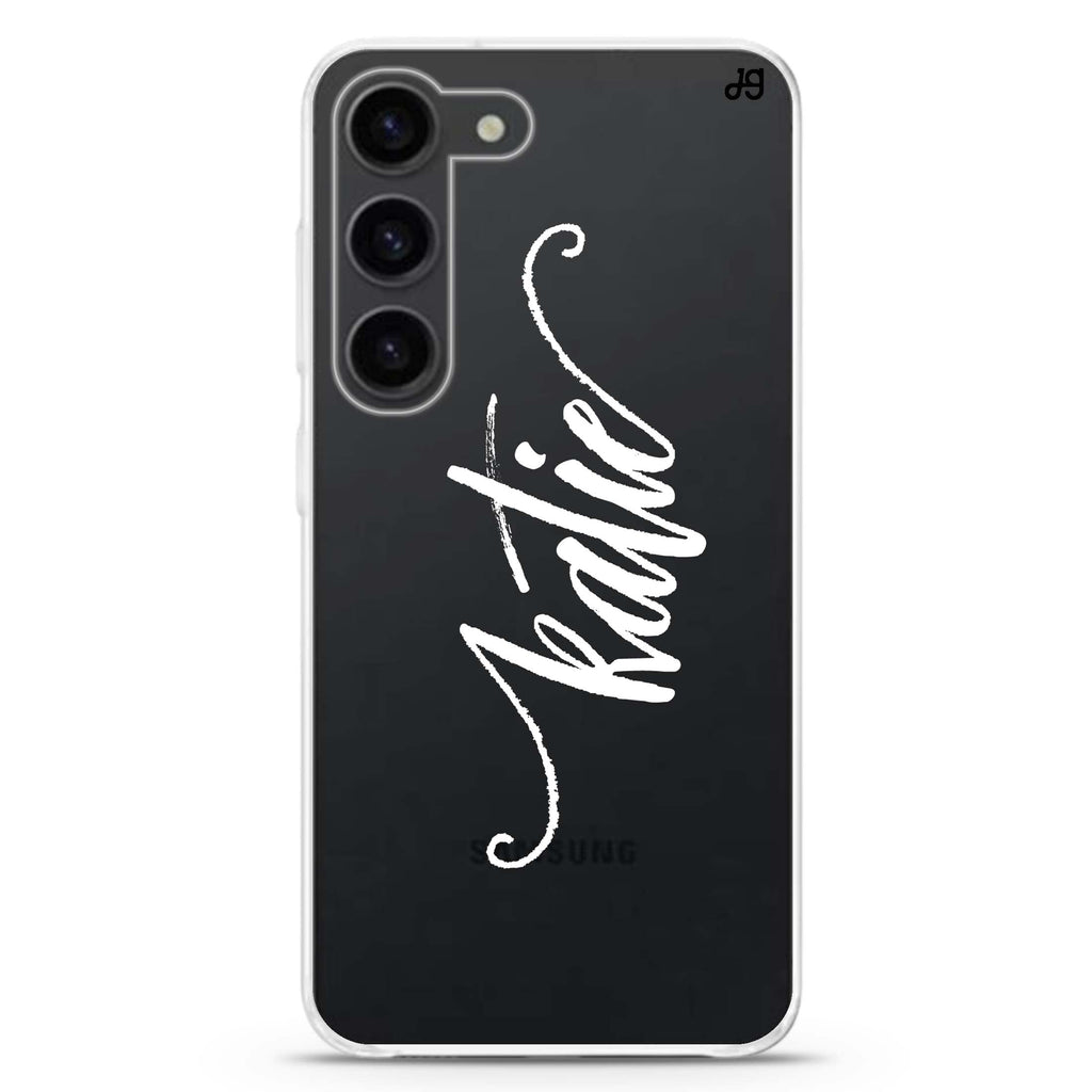 Vintage Writing Samsung Galaxy 水晶透明保護殼