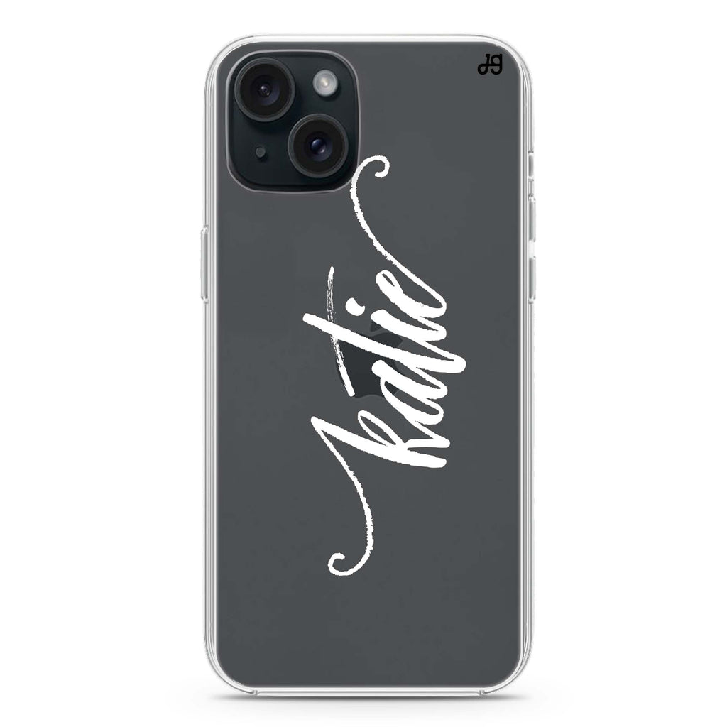 Vintage Writing iPhone 15 水晶透明保護殼