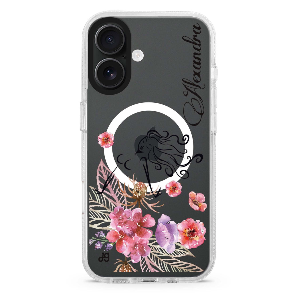 Floral Fairy I Magsafe 兼容水晶透明保護殼