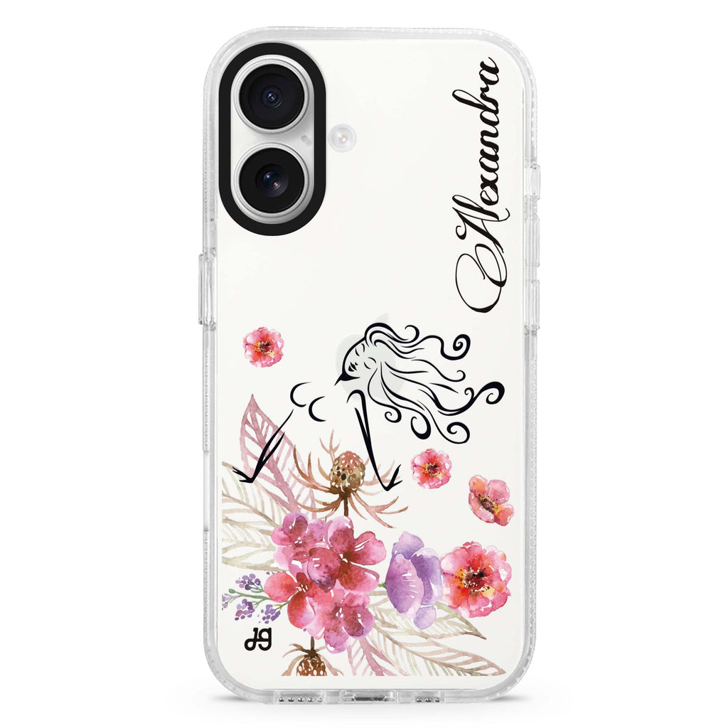 Floral Fairy I 水晶透明保護殼