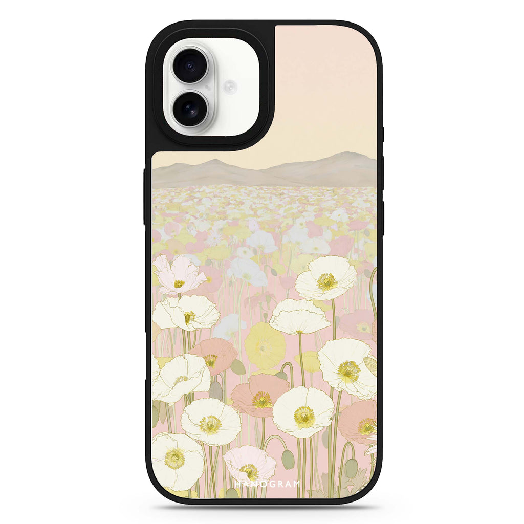 Poppies at First Blush 鏡面手機殼