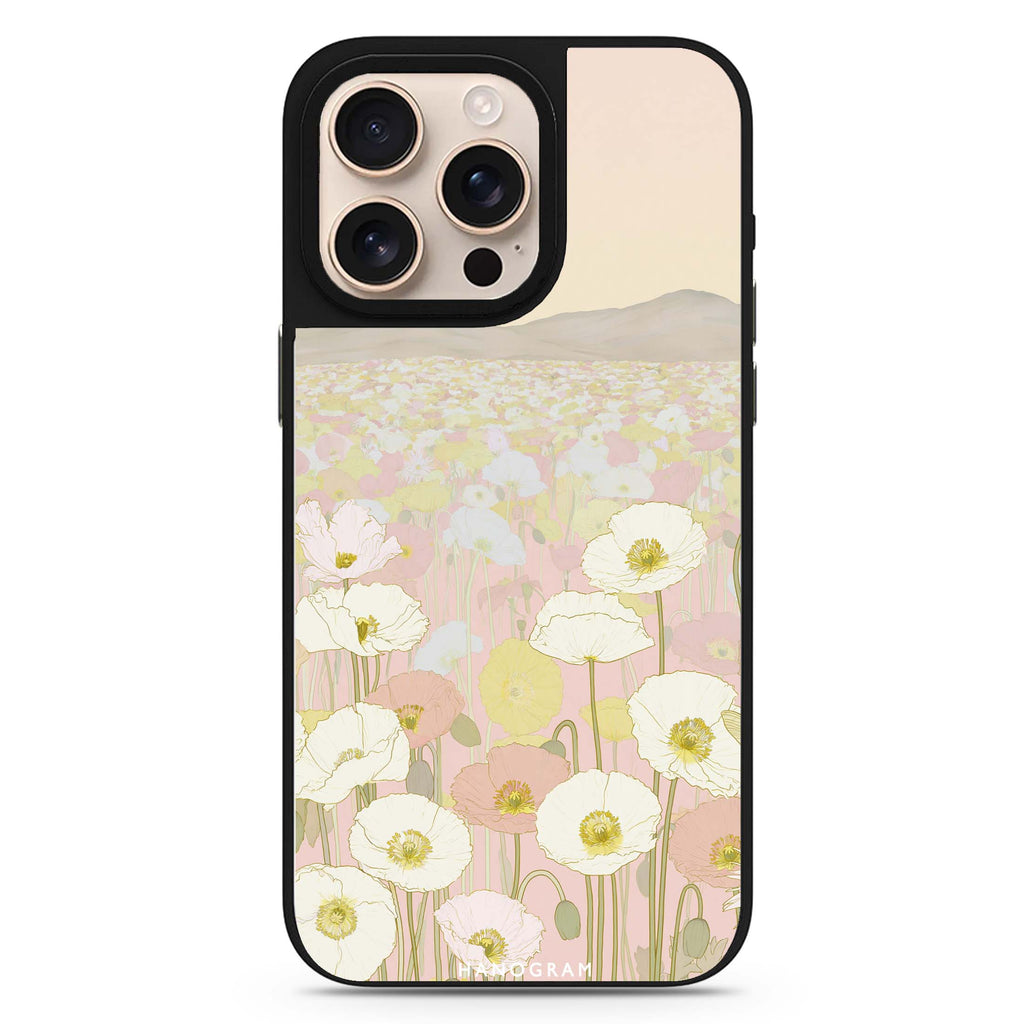 Poppies at First Blush 鏡面手機殼