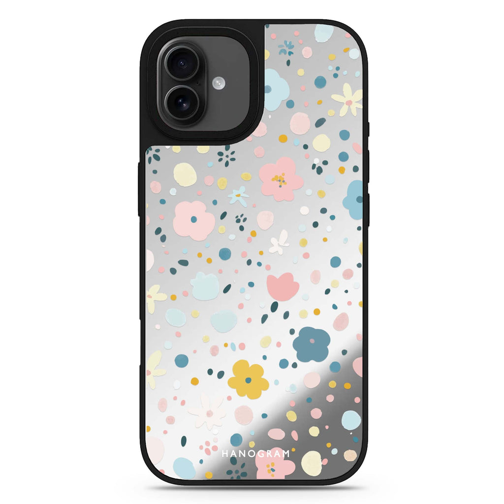 Sugar Bloom iPhone 17 花卉鏡面手機殼 主圖設計