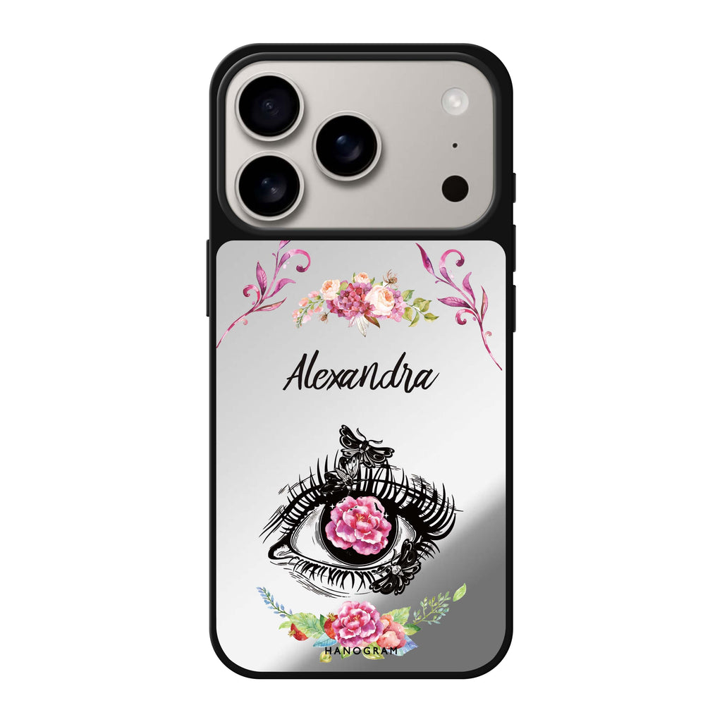 Flower in Eye 花卉眼睛 iPhone 17 Pro Max 鏡面手機殼主圖