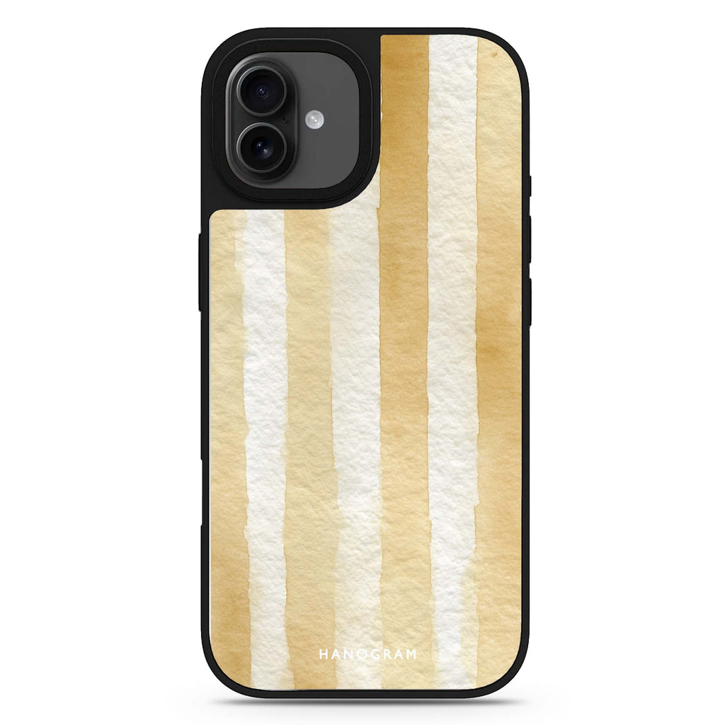 Sandscript Stripes iPhone 17 夏日海灘鏡面手機殼 主圖設計