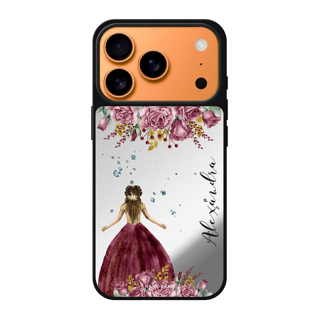 Princess In Garden 花卉 iPhone 17 Pro Max 鏡面手機殼主圖