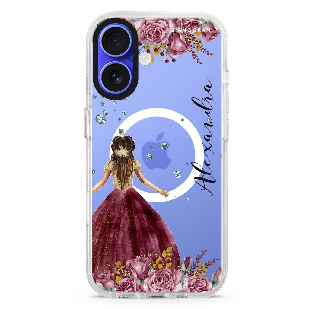 Princess In Garden Magsafe 兼容水晶透明保護殼