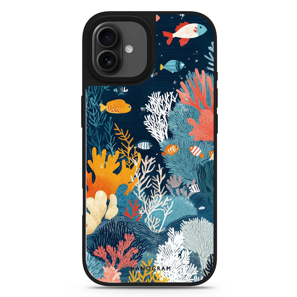 Coral Carvings iPhone 17 鏡面手機殼 主圖設計