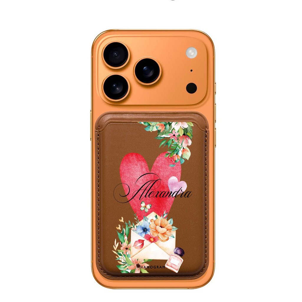 Floral Love Letter Magsafe 卡套