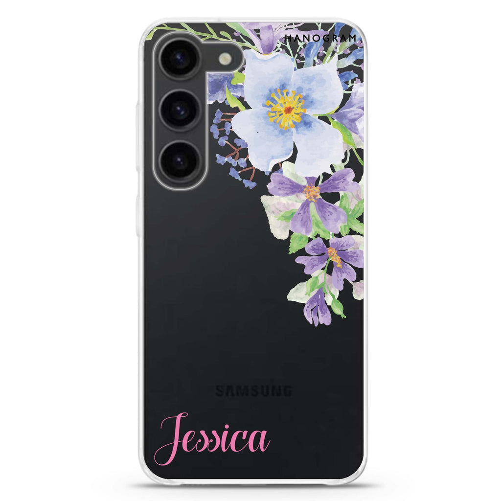 Fragrance of Flower Samsung Galaxy 水晶透明保護殼