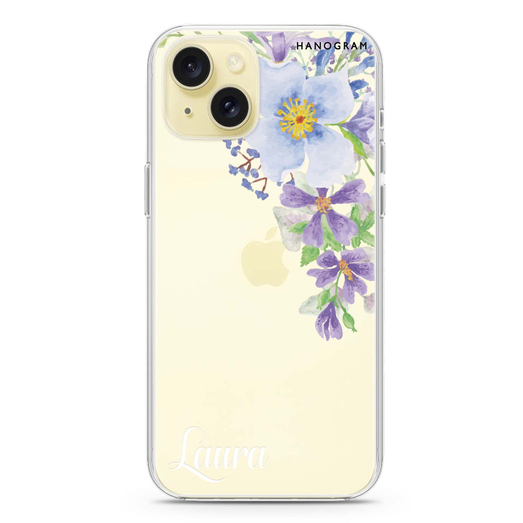 Fragrance of Flower iPhone 15 水晶透明保護殼