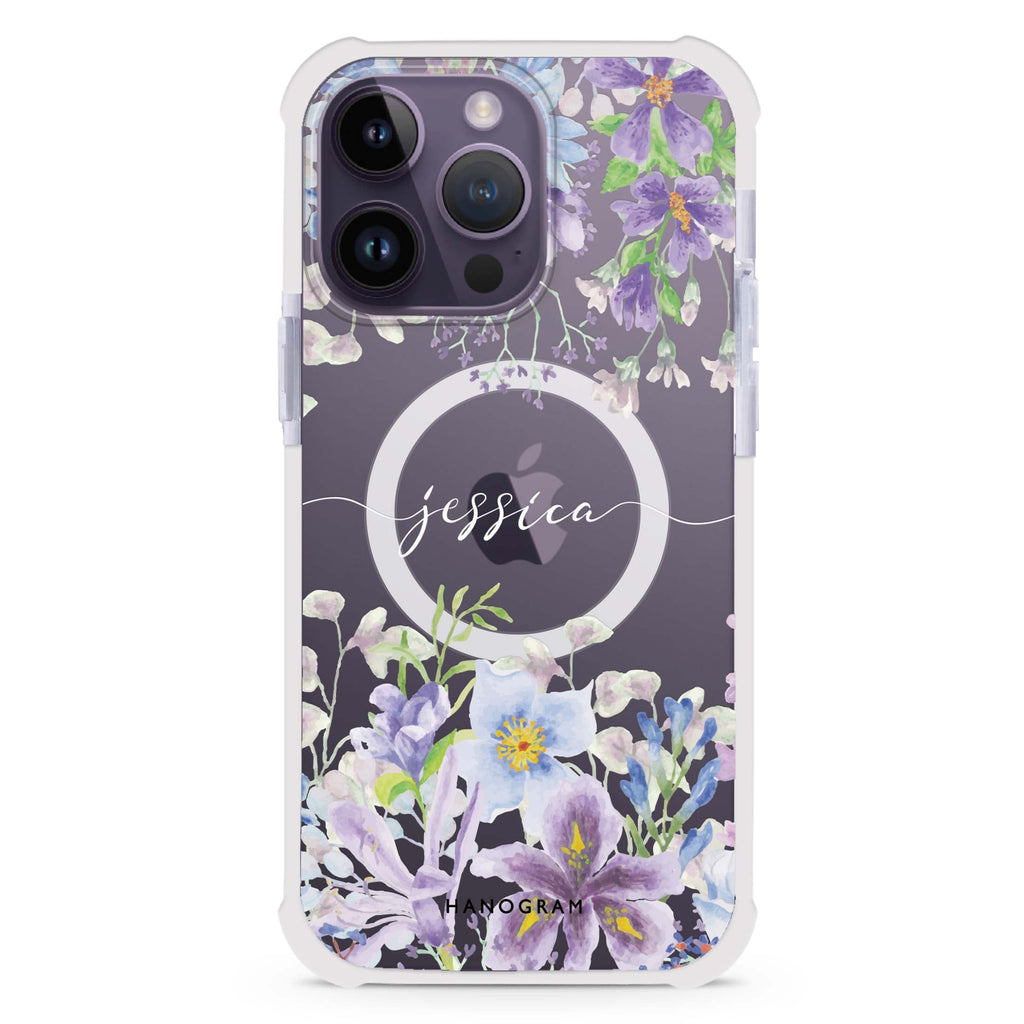 Flowers Bloom iPhone Magsafe 兼容超強防摔保護殼