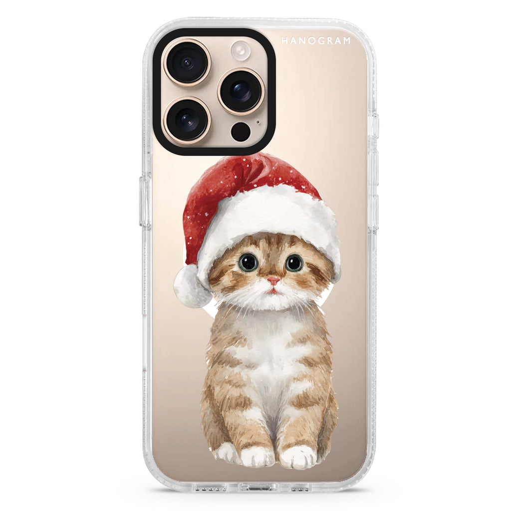 Santa Kitty Magsafe 兼容水晶透明保護殼