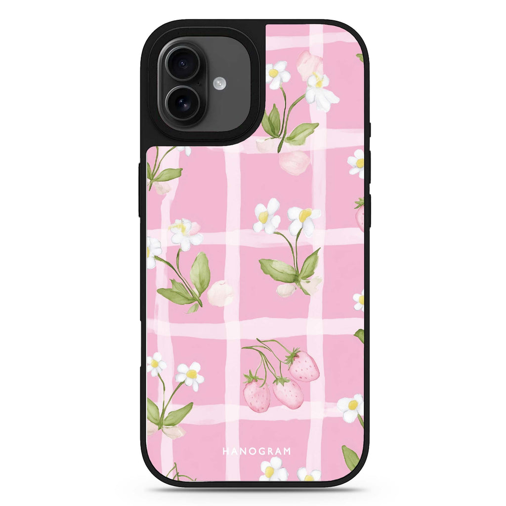Berry Lace iPhone 17 鏡面手機殼 主圖設計