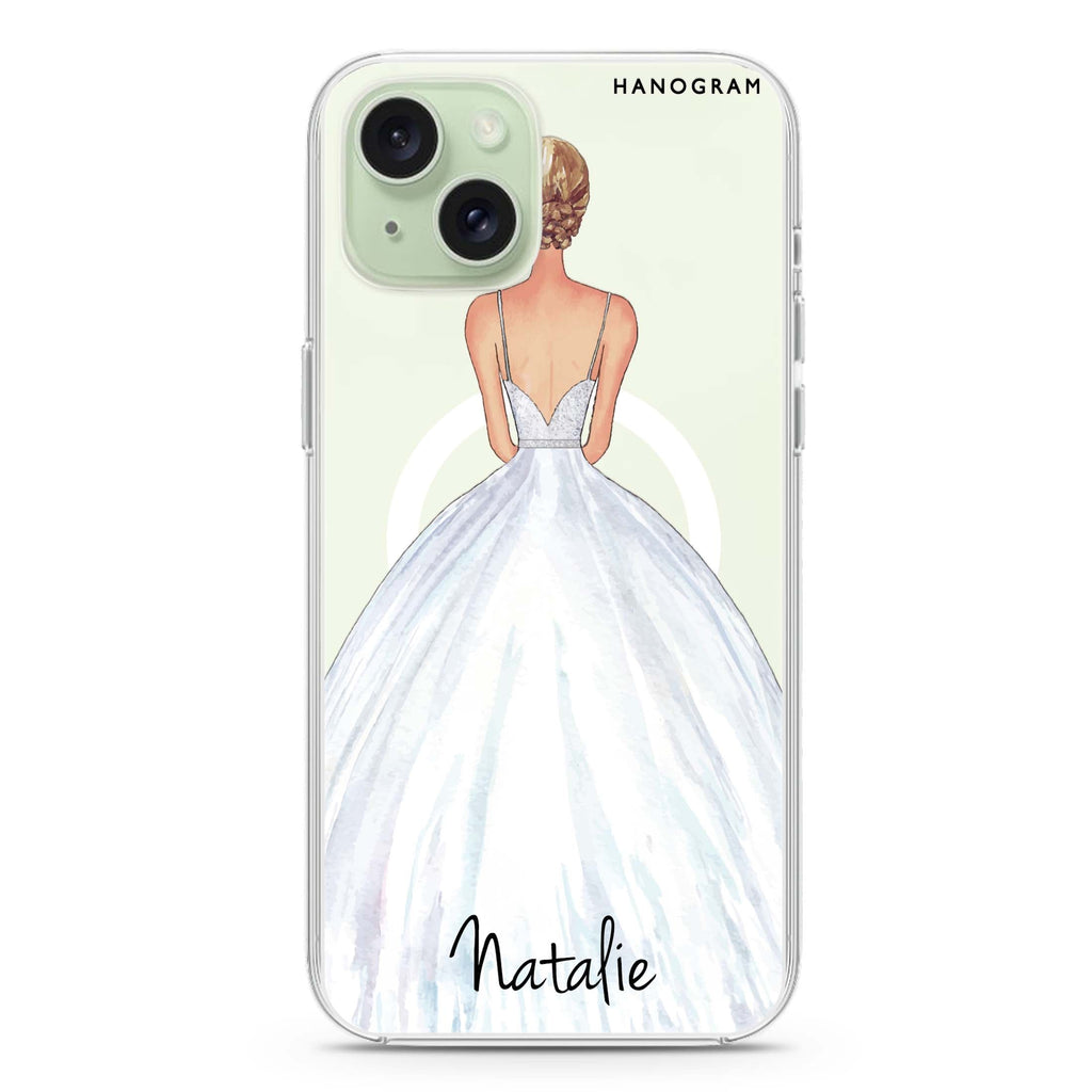 Bride Moment II iPhone 15 Magsafe 兼容水晶透明保護殼